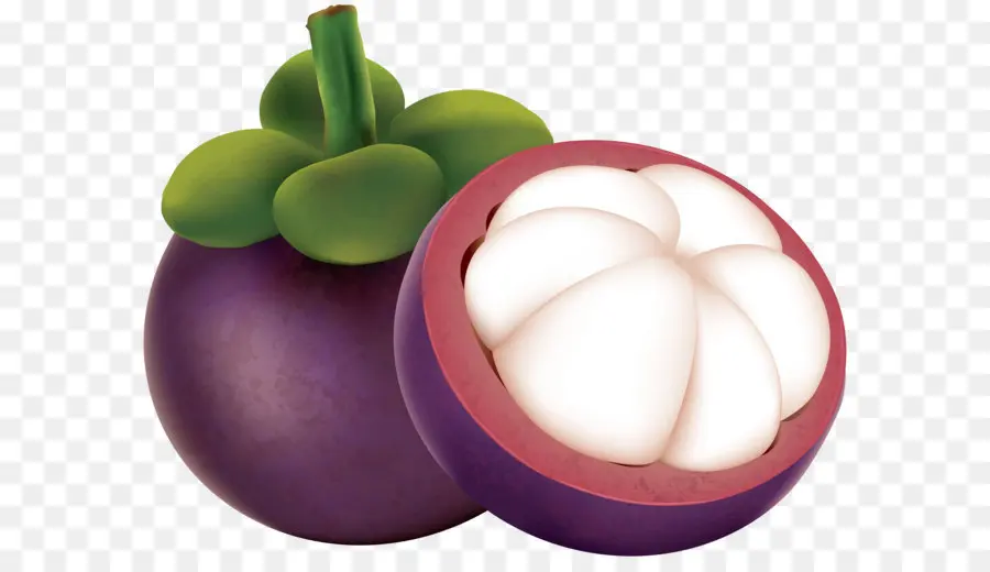 Púrpura Mangostán，La Fruta PNG