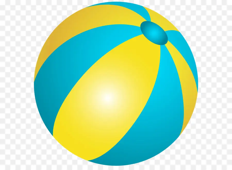 Pelota De Playa，Amarillo PNG