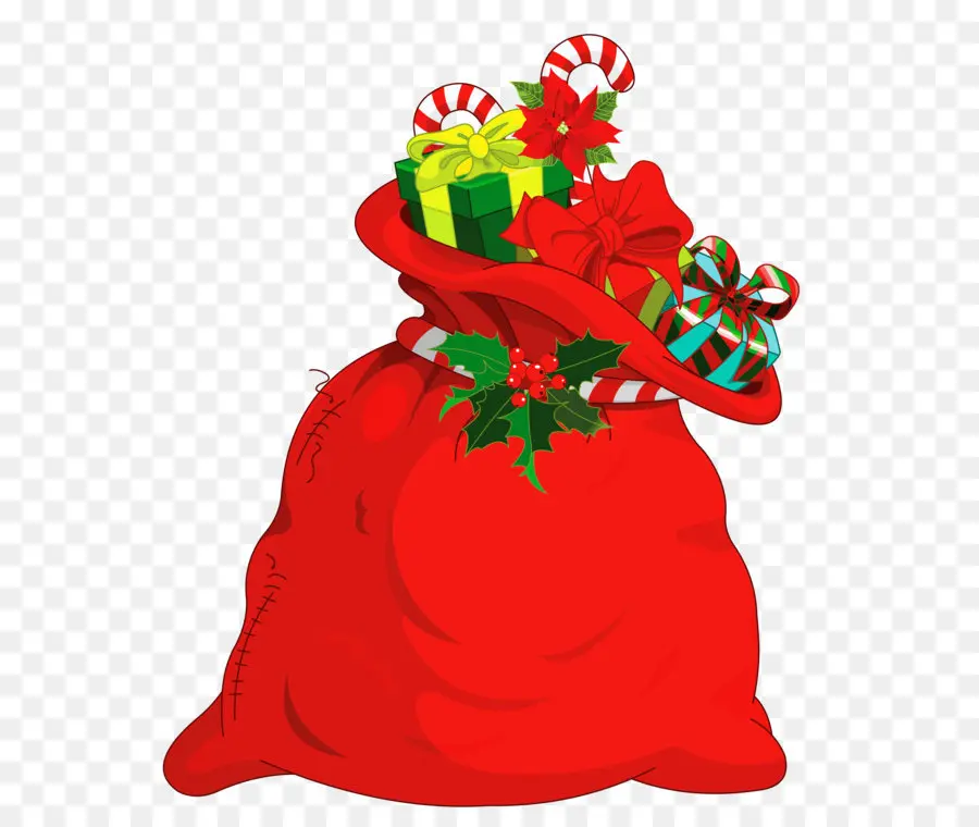 Santa Claus，Bolsa PNG