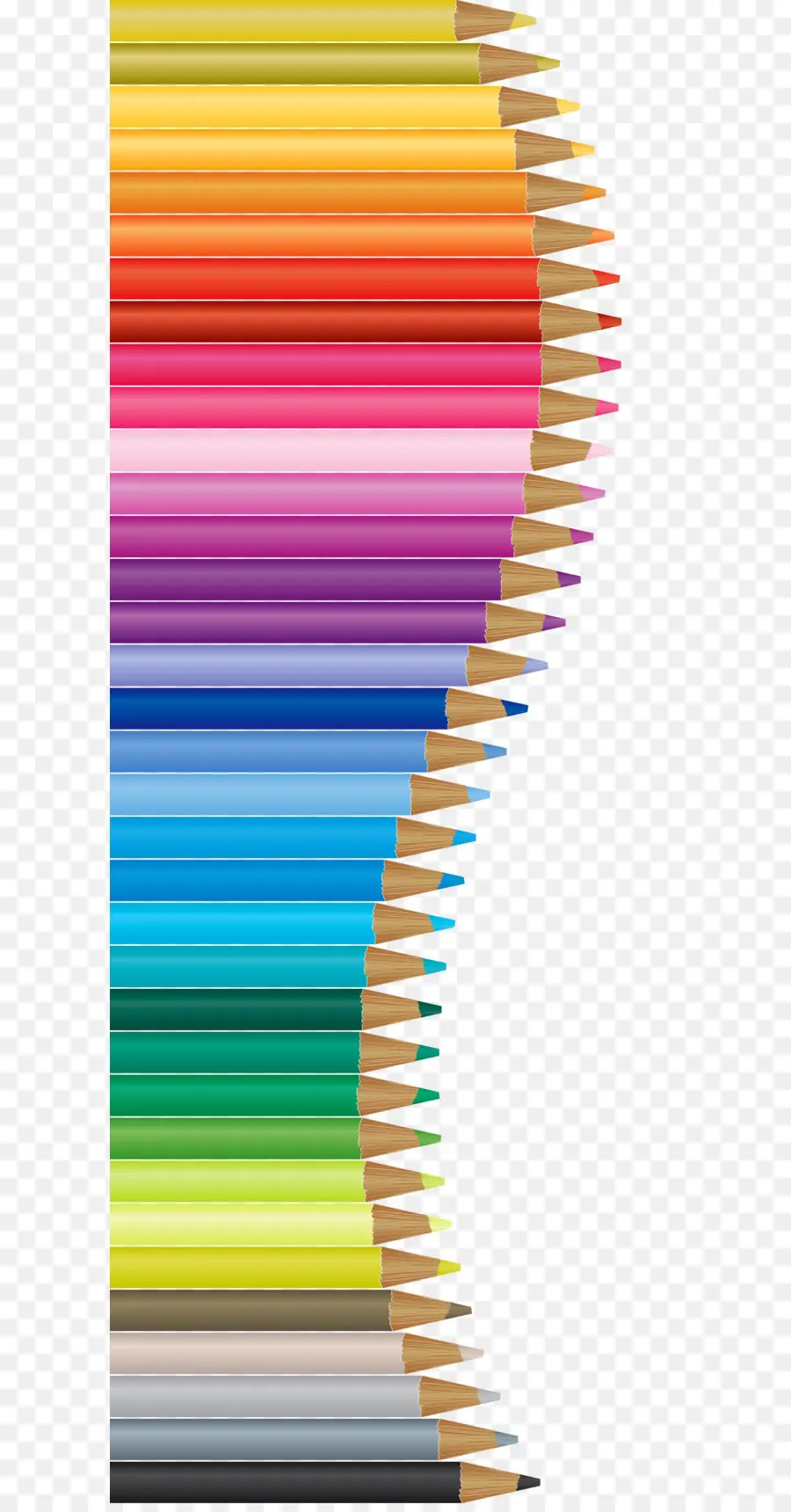 Lápices De Colores，Dibujo PNG