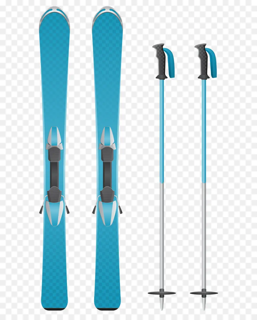 Esquiar，Ski Polos PNG