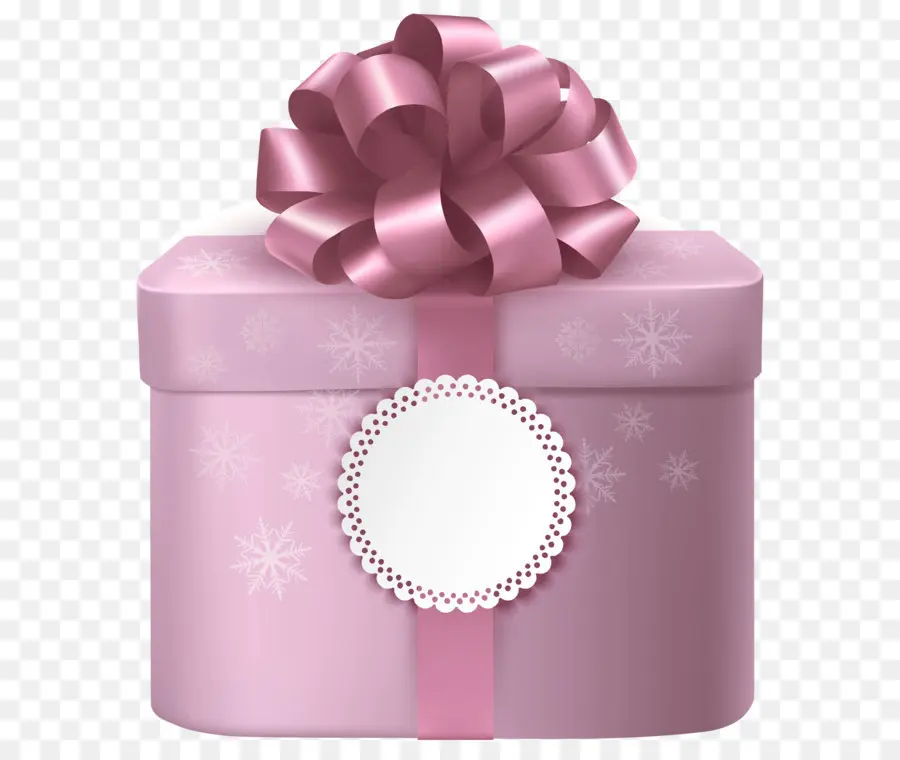 Caja De Regalo Rosa，Presente PNG