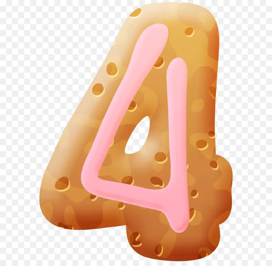 Numero 4，Galleta PNG