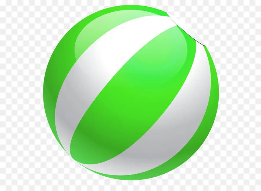 Bola Verde Y Blanca，Jugar PNG