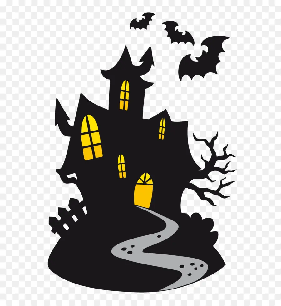 Embrujada Casa，Halloween PNG