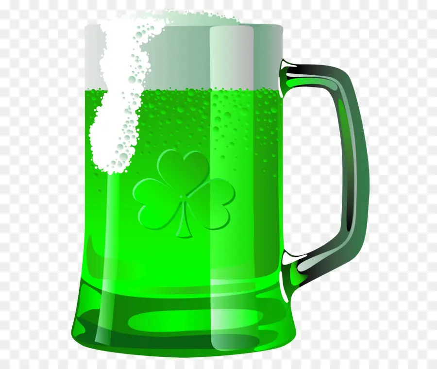 Jarra De Cerveza Verde，Espuma PNG