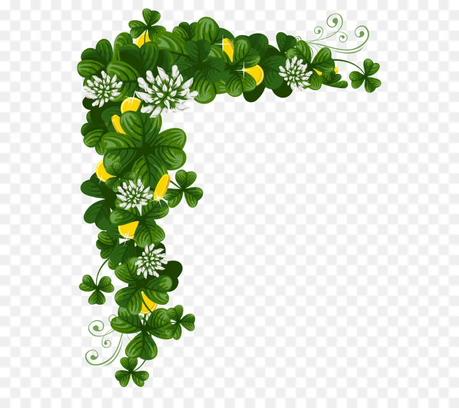 Día De San Patricio，Trébol PNG