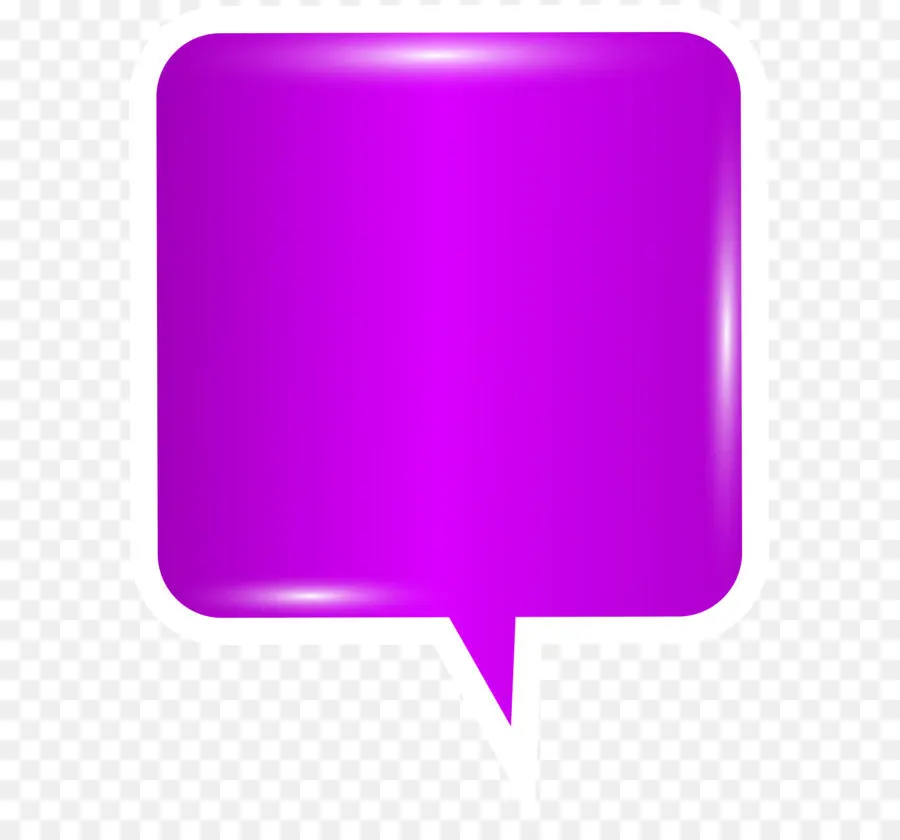 Bocadillo De Diálogo Morado，Texto PNG