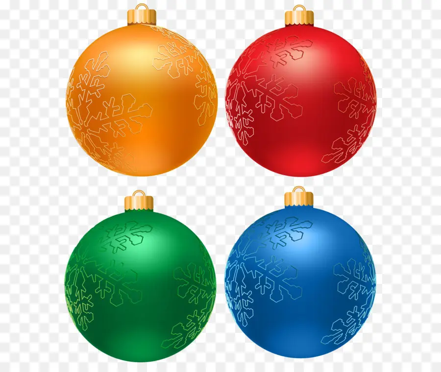 Adornos Coloridos，Navidad PNG