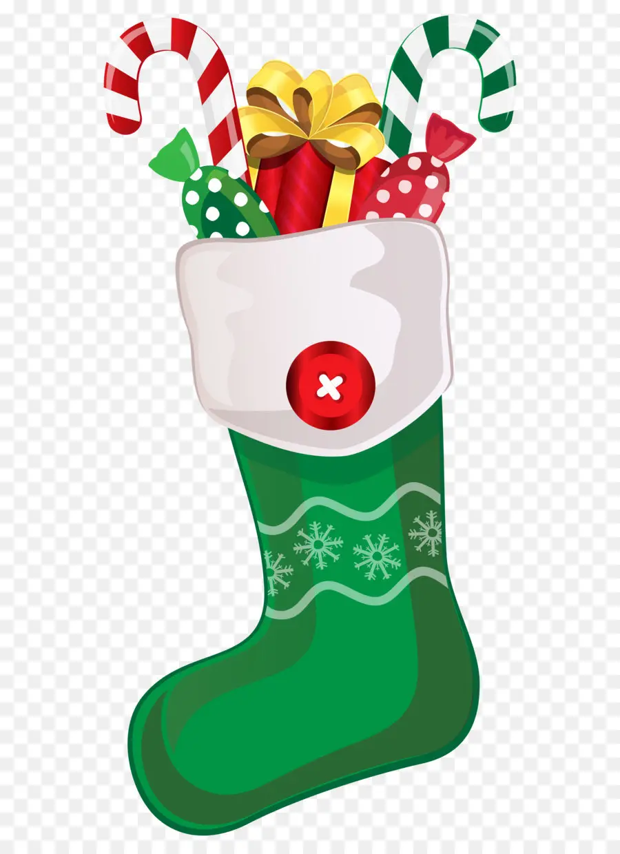 Dulces De Caña De，Los Calcetines De Navidad PNG