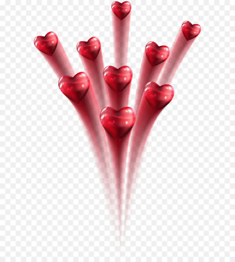 Corazón，Fuegos Artificiales PNG