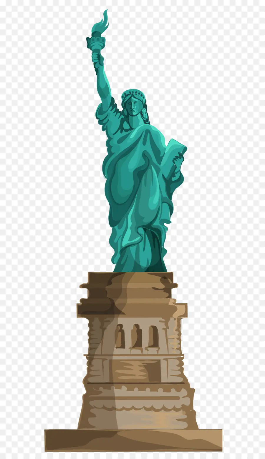 Estatua De La Libertad，Ellis Island PNG
