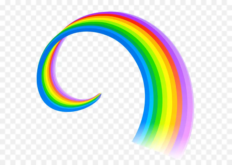 Círculo Del Arco Iris，Vistoso PNG