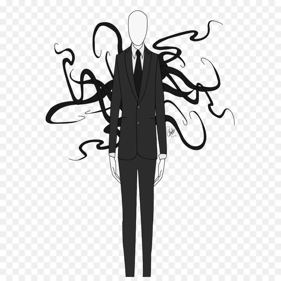 Delgado Del Ocho Páginas，Slenderman PNG