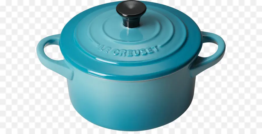 Maceta Le Creuset Azul，Cocinando PNG