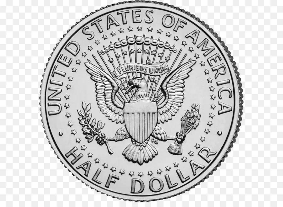 Estados Unidos，Medio Dólar PNG