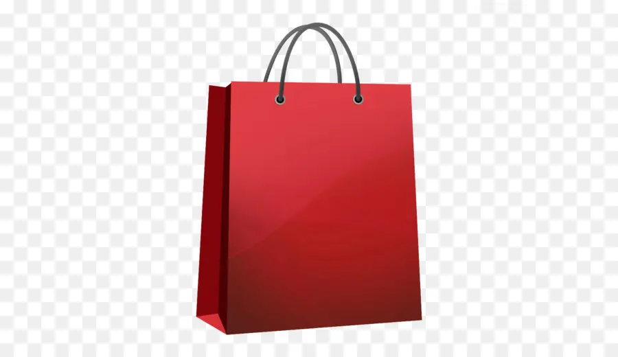 Bolsa De Compras Roja，Minorista PNG