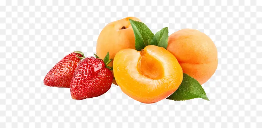 Albaricoques Y Fresas，Fruta PNG