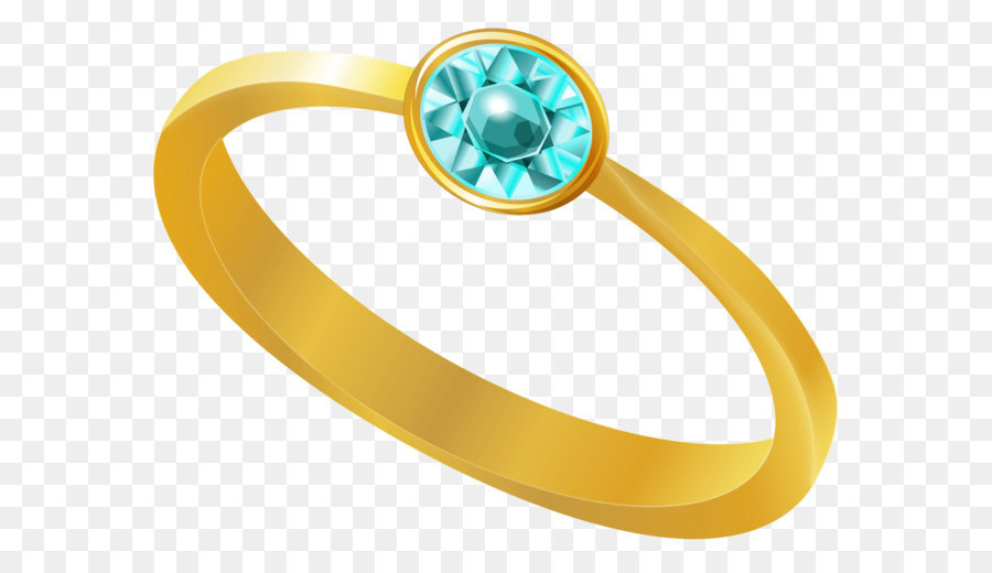 Anillo De Oro Con Diamante，Piedra Preciosa PNG