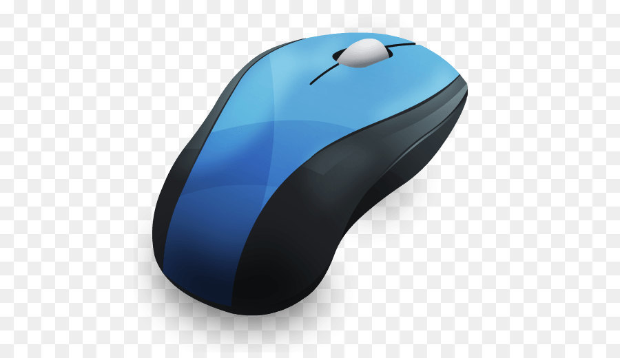 Ratón De La Computadora，Azul PNG