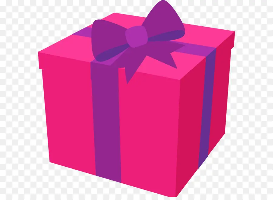 Caja De Regalo Rosa，Presente PNG