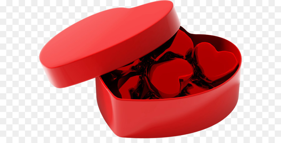 Bombones En Forma De Corazón，Caja PNG