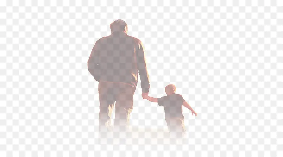 Padre E Hijo，Tomados De La Mano PNG