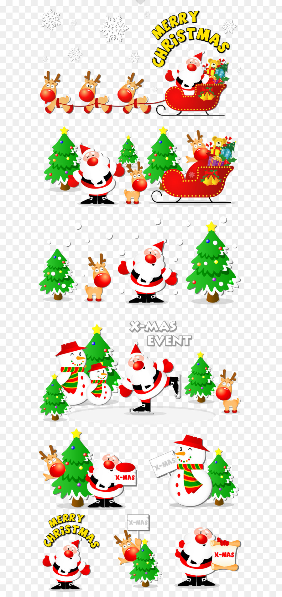 Navidad，Papá Noel PNG