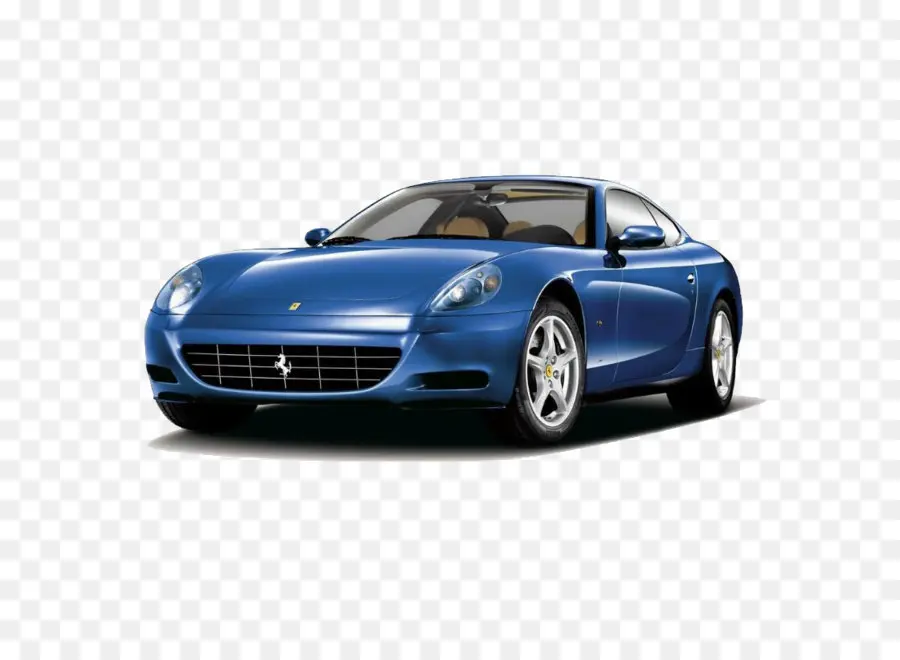 Coche Deportivo Azul，Ferrari PNG