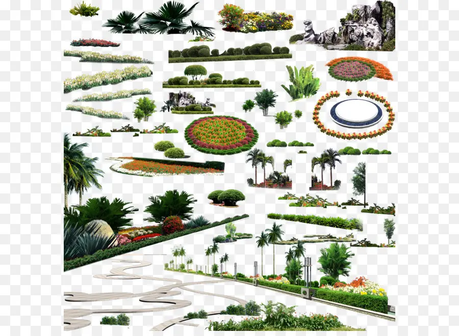 Elementos De Jardín，Plantas PNG