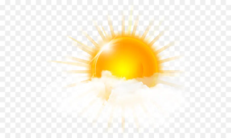 Sol，Nubes PNG