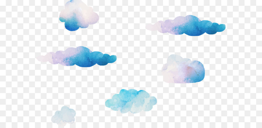 Nube，Pintura De Acuarela PNG