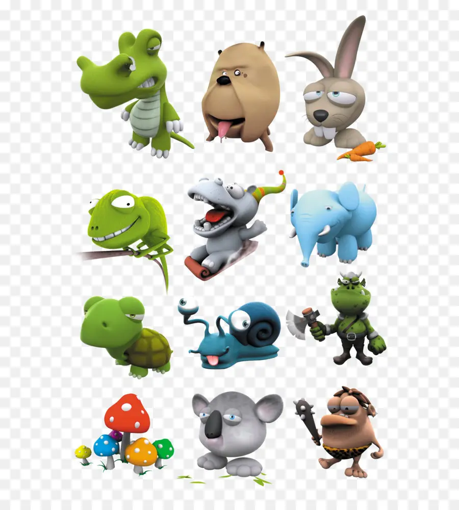 Animales De Dibujos Animados，Dibujos Animados PNG