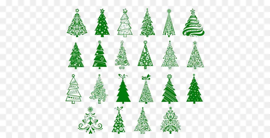 Arboles De Navidad，Decoraciones PNG