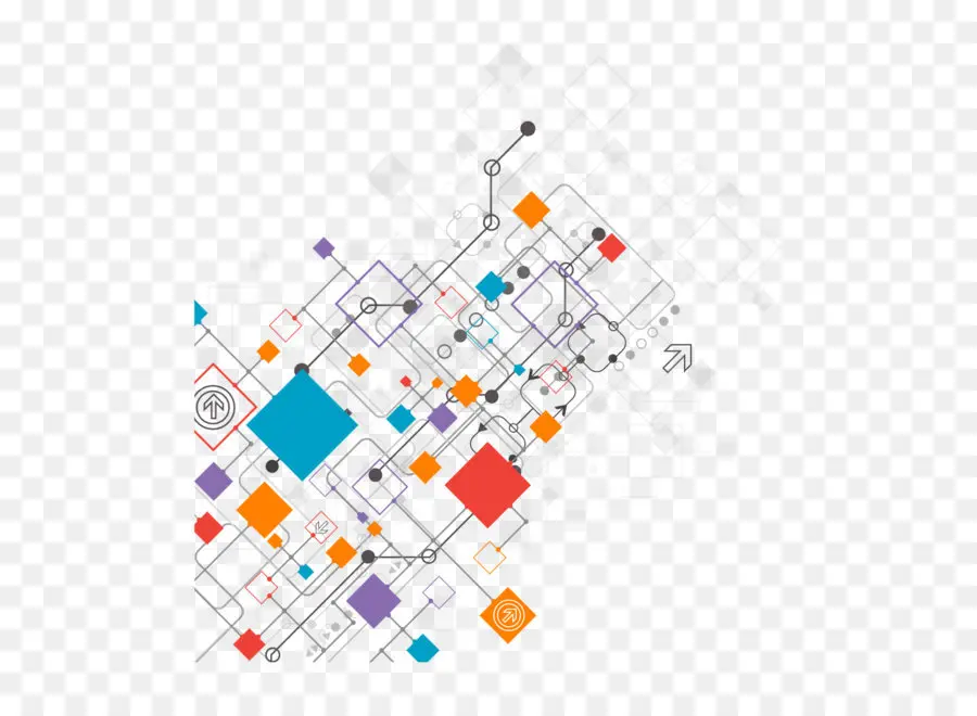 Formas Geométricas Coloridas，Pauta PNG