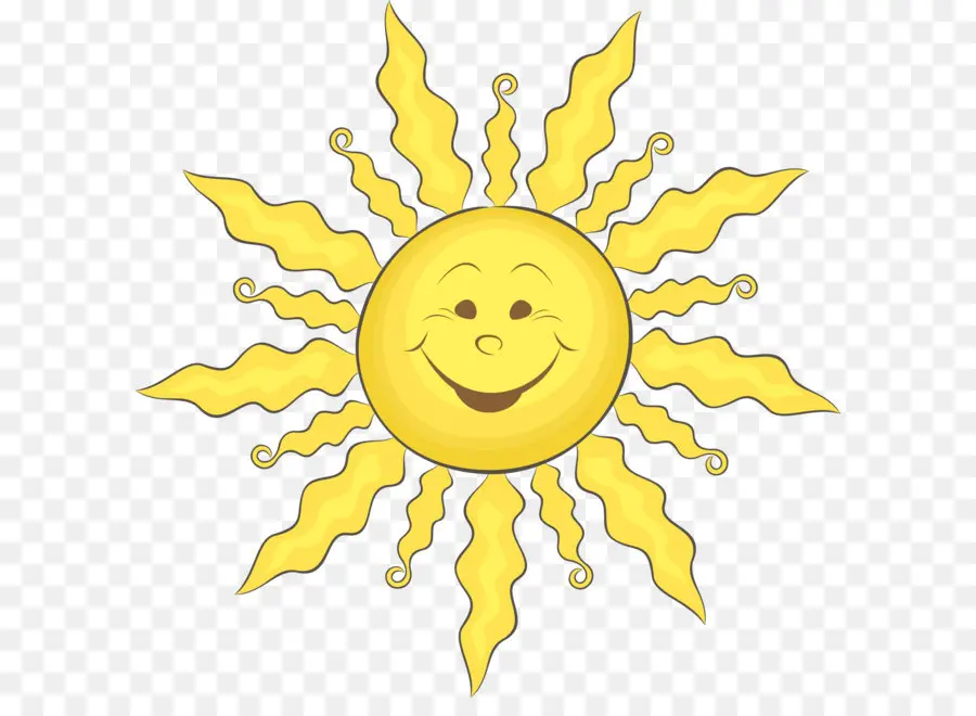 Sol Sonriente，Luz Solar PNG