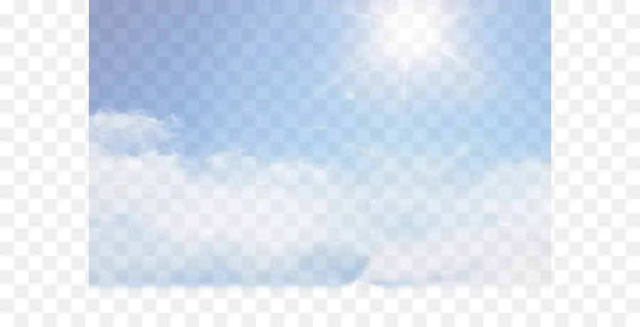 Cielo Con Sol，Nubes PNG