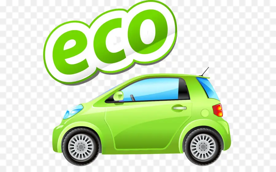 Coche Ecológico，Verde PNG