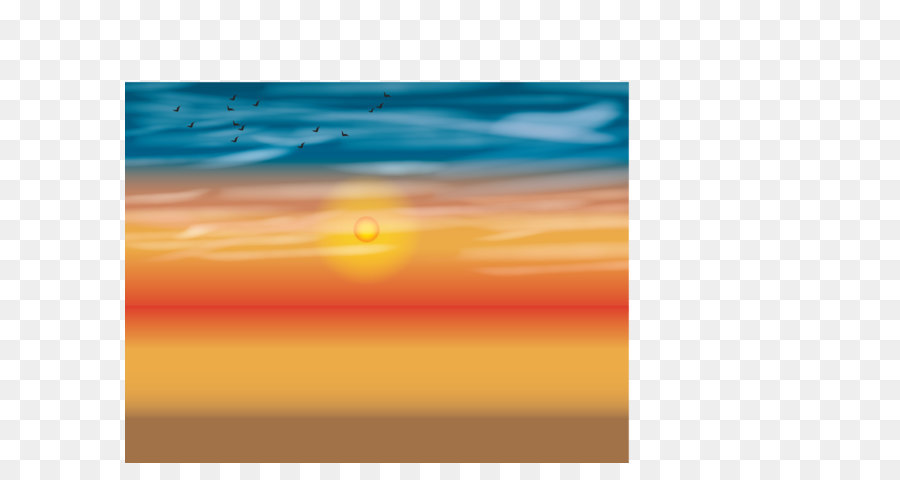 Atardecer，Horizonte PNG