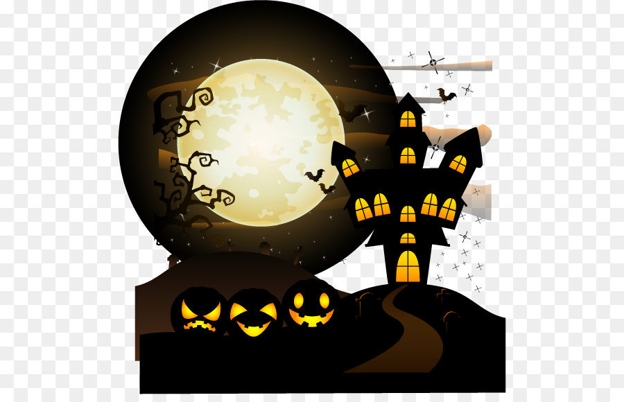 Halloween，Silueta PNG