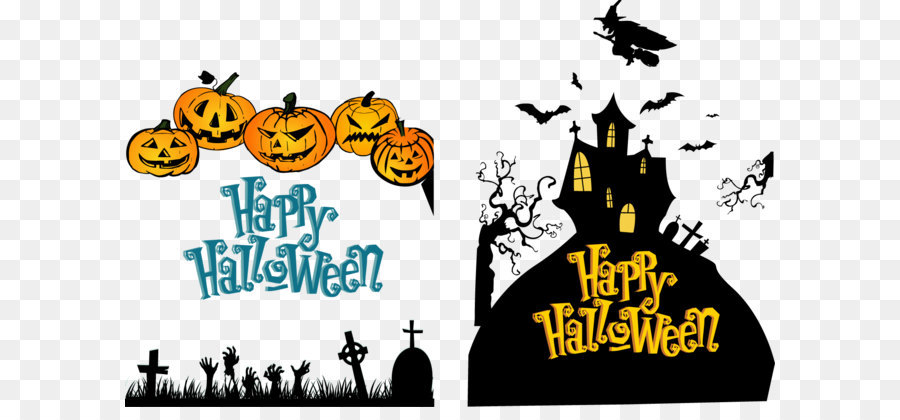 Calabazas De Halloween，Jack O' Lantern PNG