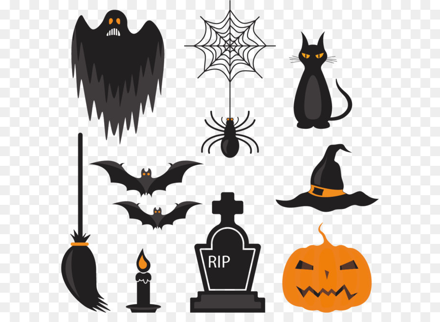 Iconos De Halloween，Fantasma PNG