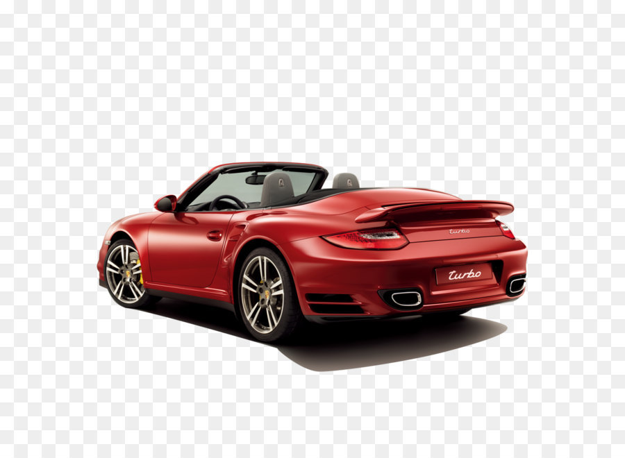 Coche Descapotable Rojo，Coche Deportivo PNG