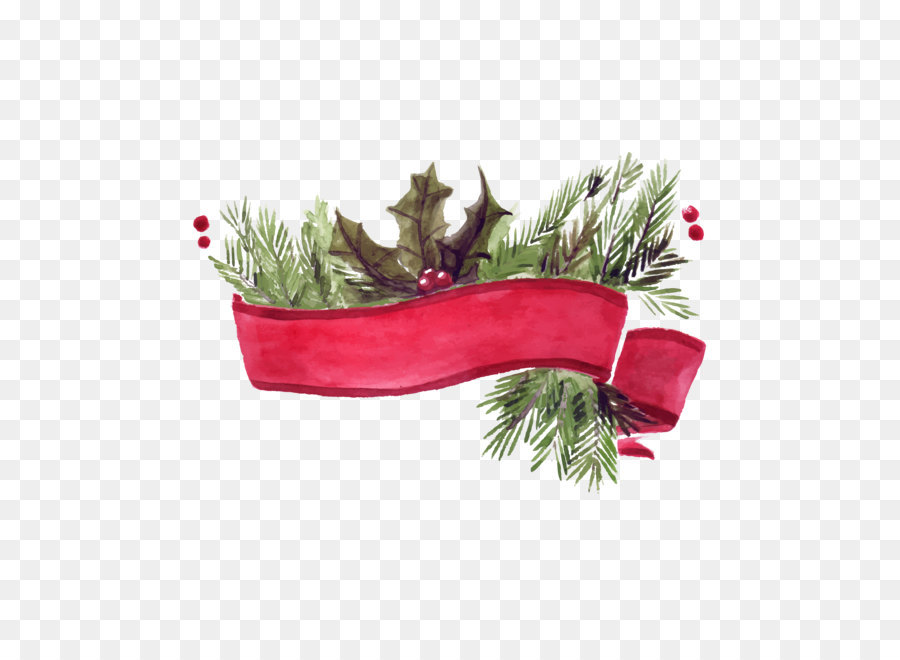 Decoración Navideña，Cinta PNG