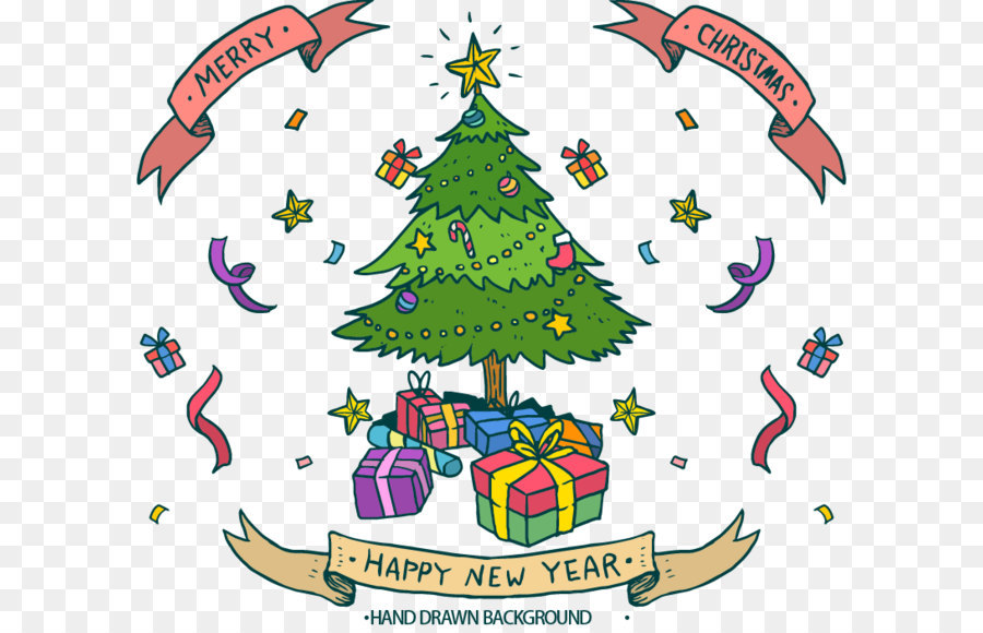 Navidad árbol，La Navidad PNG