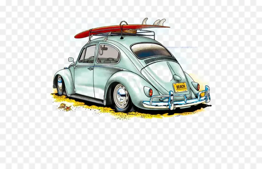 Coche De Surf，Tabla De Surf PNG