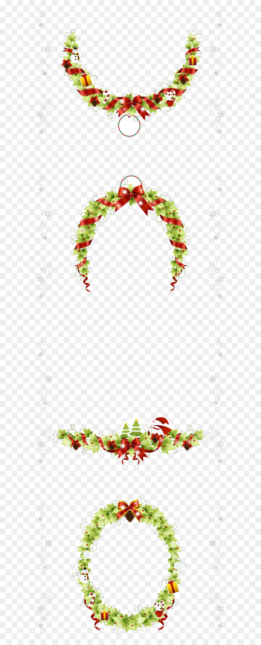 Guirnaldas De Navidad，Coronas PNG