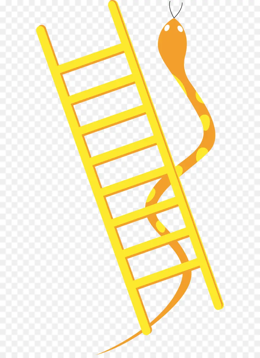 Serpiente Y Escalera，Escalera Amarilla PNG