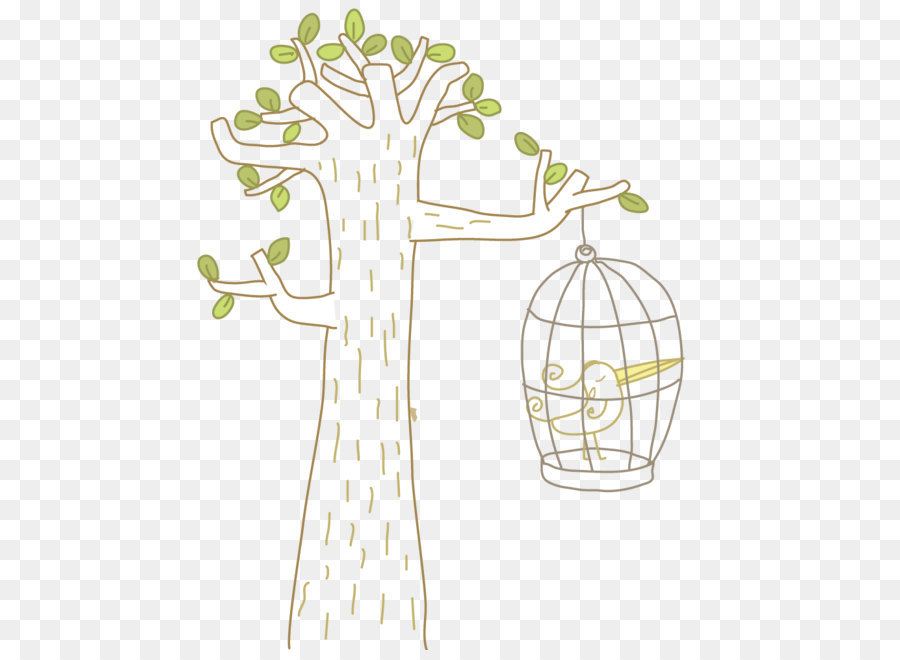 Árbol Y Jaula，árbol PNG