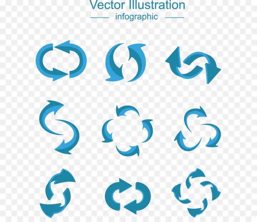 Flechas，Circular PNG